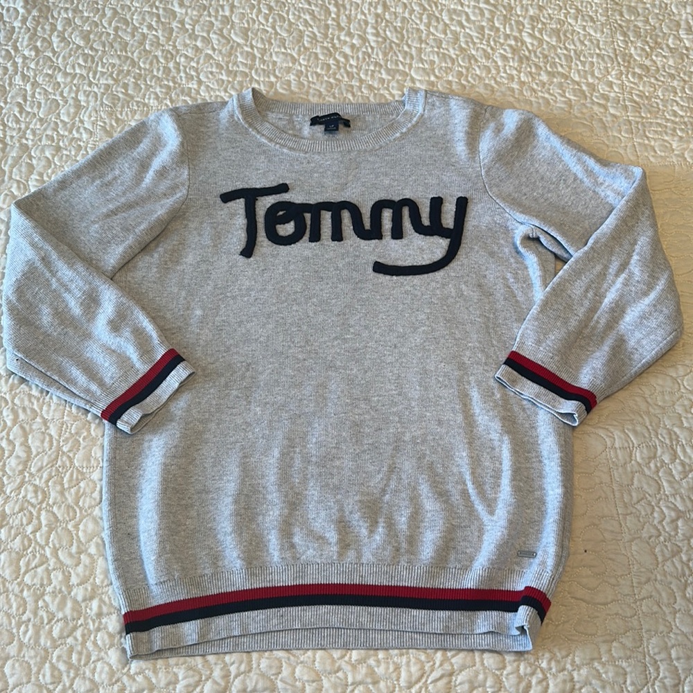 Tommy Hilfiger embroidered sweater:  Women’s size small